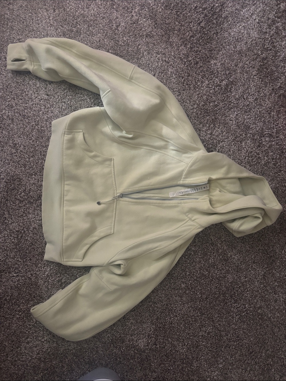 Lululemon Scuba oversized half zip (cropped)
